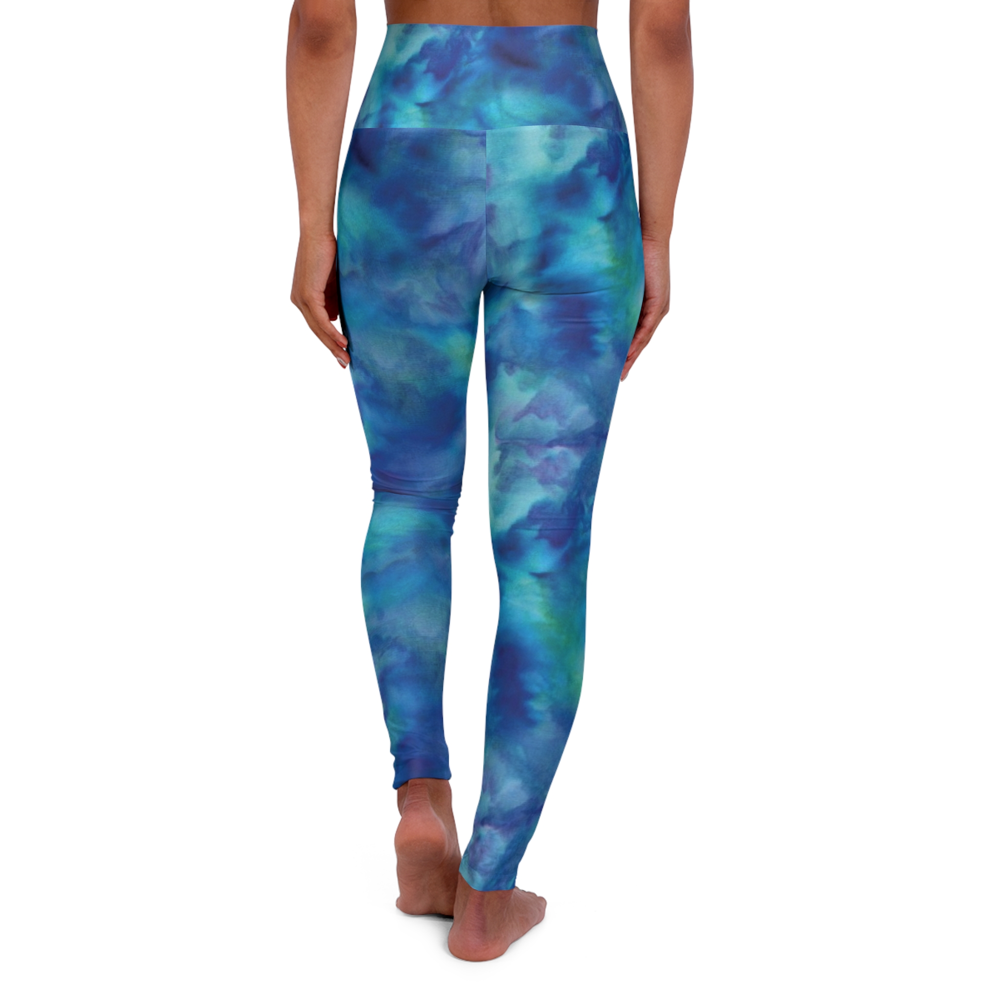 Blue Lagoon Leggings with Pockets - Image 8