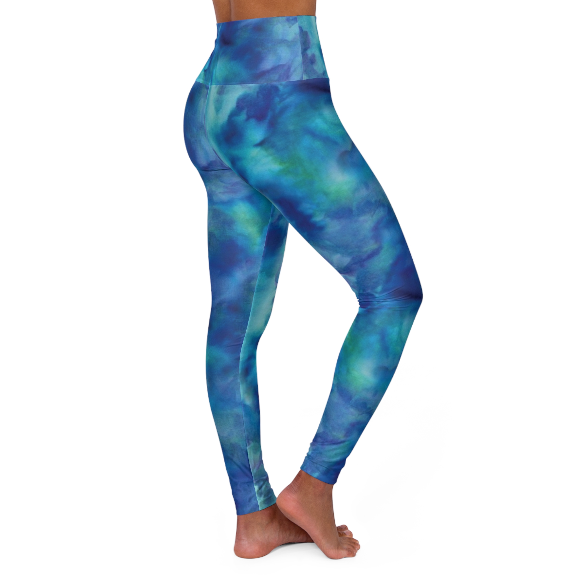 Blue Lagoon Leggings with Pockets - Image 9