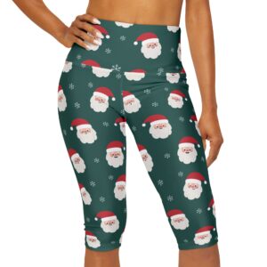 Santa Capris With Pockets