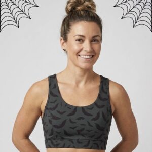 Halloween Bat Sports Bra Top